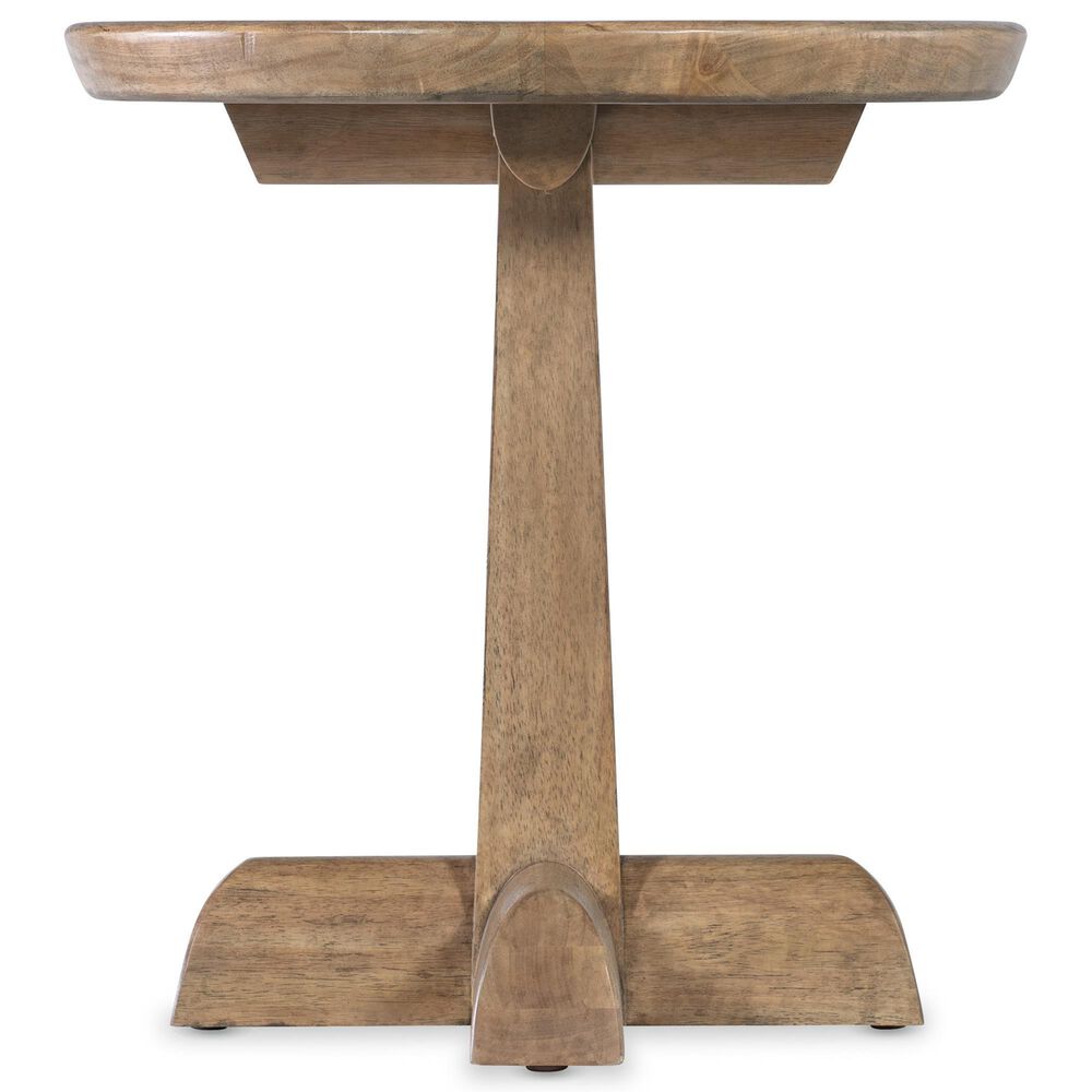 Hooker Furniture Vineyard Row Round End Table in Sonoma, Gray, Beige, Cream and Brown, , large