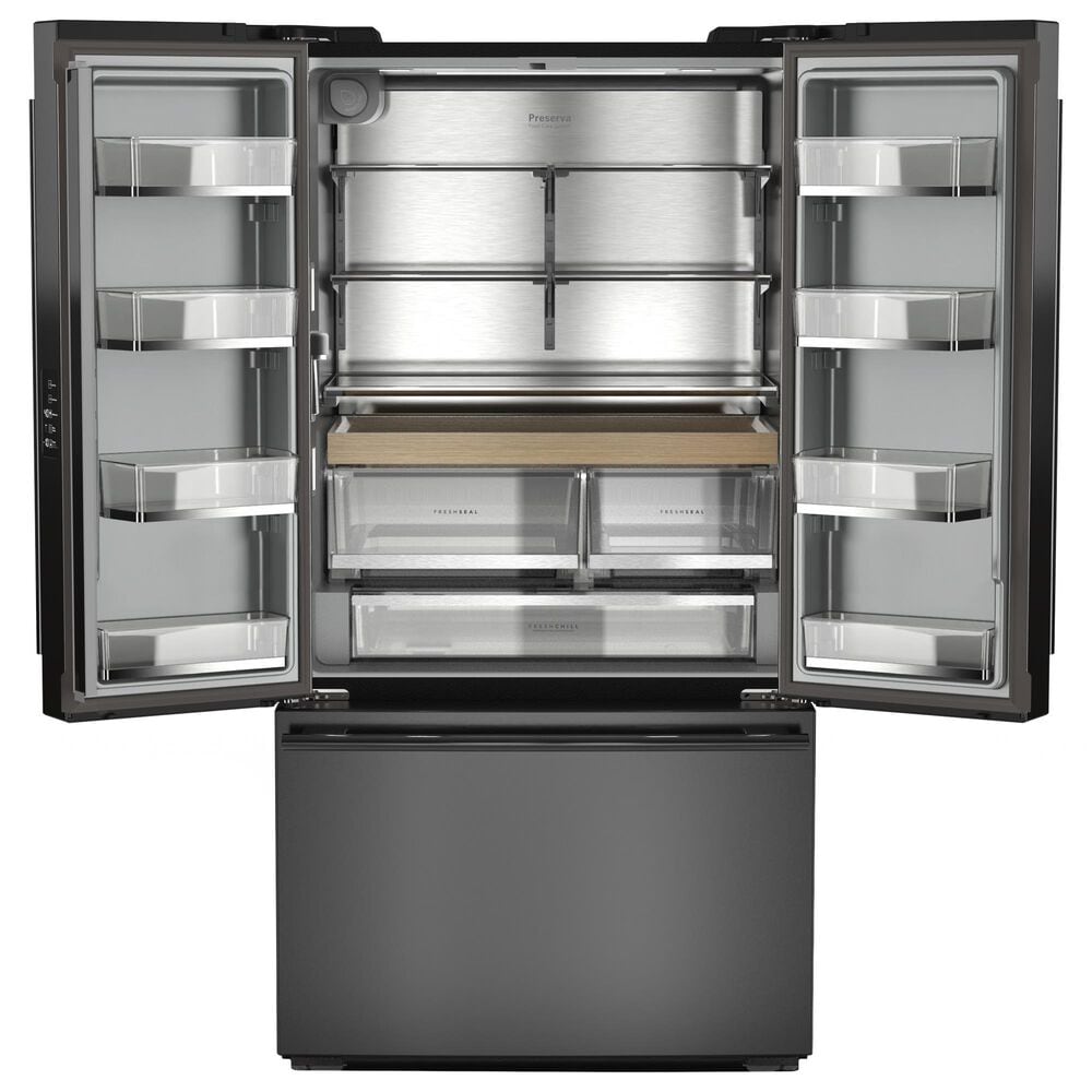 KitchenAid 24.3 Cu. Ft Counter Depth French Door Refrigerator with Interior Dispense in Black Ore, , large