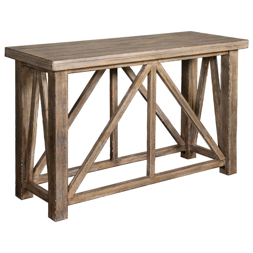 Shannon Hills Sonora Sofa Table in Snowy Desert, , large