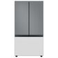 Samsung Bespoke Bespoke 3-Door French Door Refrigerator Bottom Panel in White Glass, , large