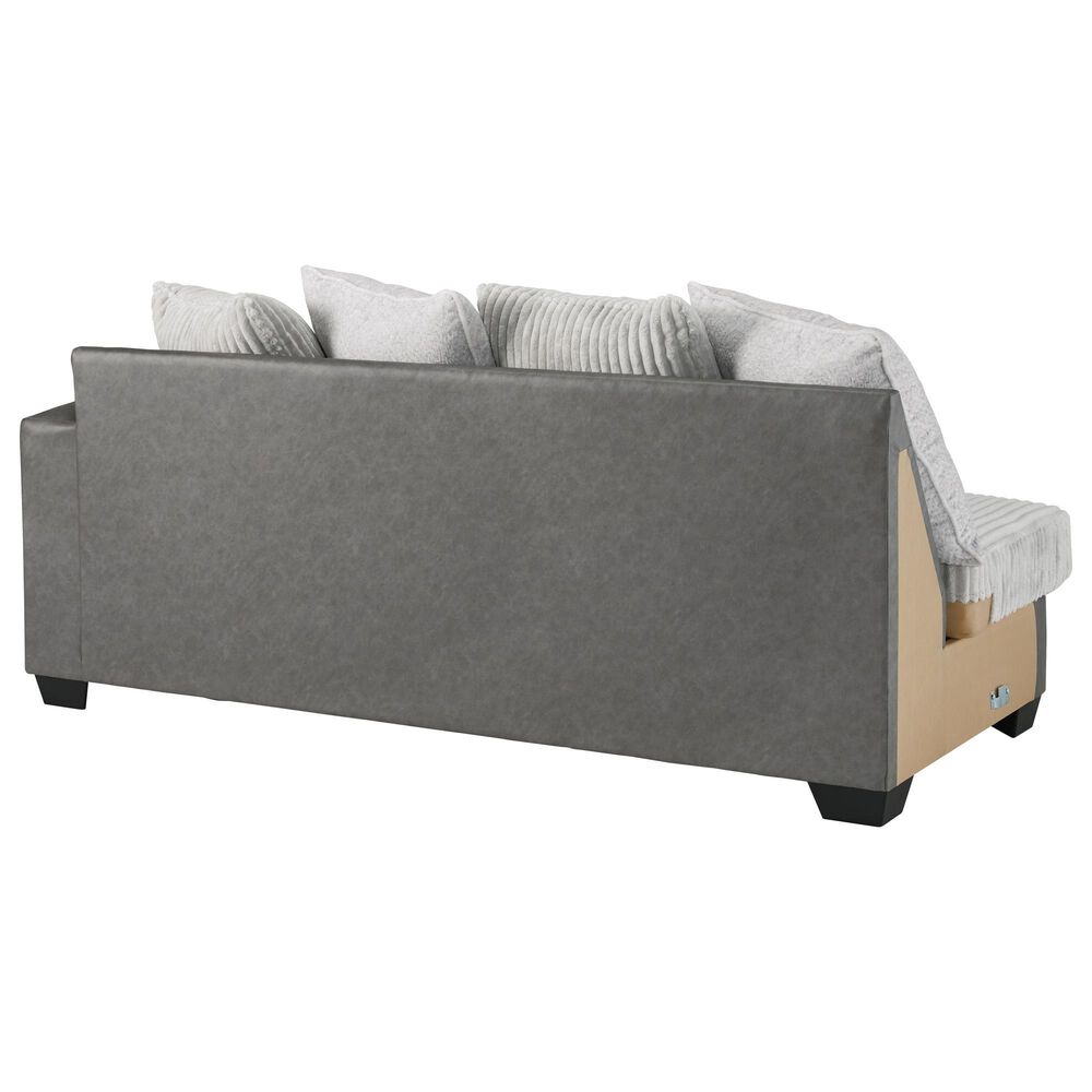 Ashley Clairette Court 2-Piece Left Facing Sectional with Chaise in Alloy, , large