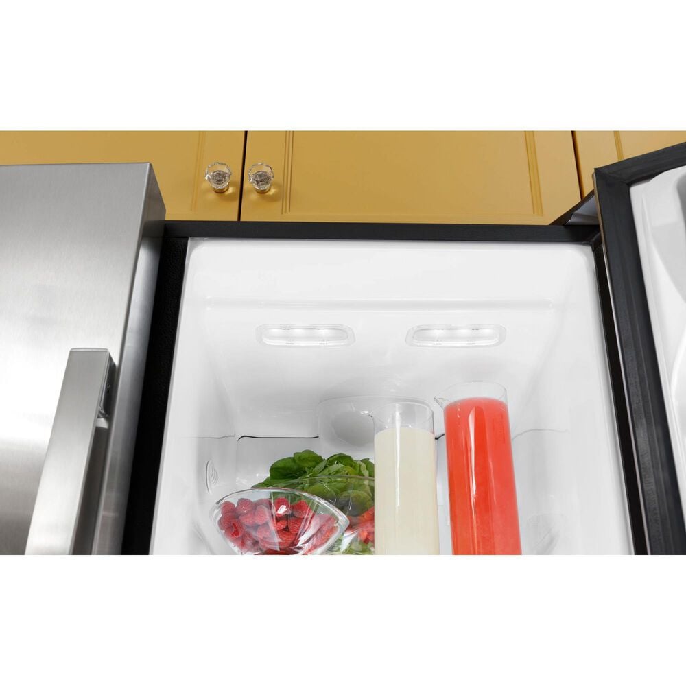 GE Appliances 23 Cu. Ft. Side by Side Refrigerator with External Dispenser in Fingerprint Resistant Stainless Steel, , large