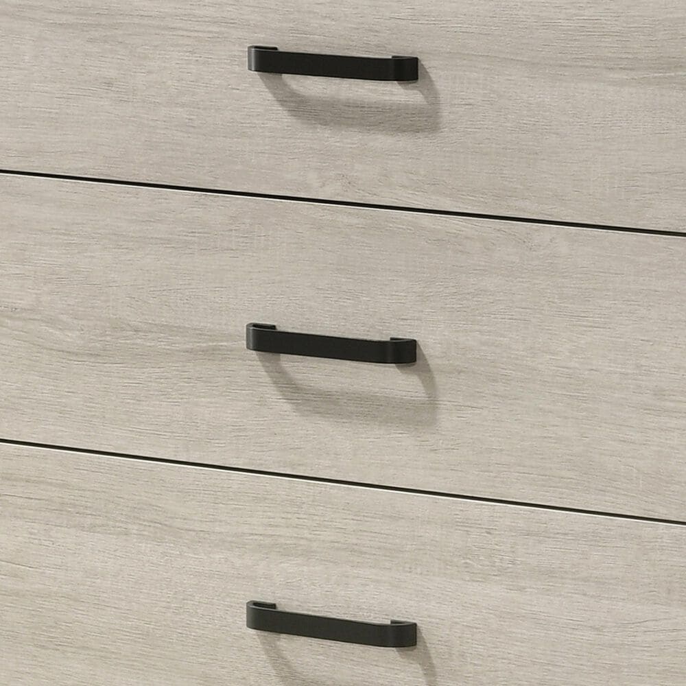 Crown Mark Nyomi 6-Drawer Dresser in White, , large