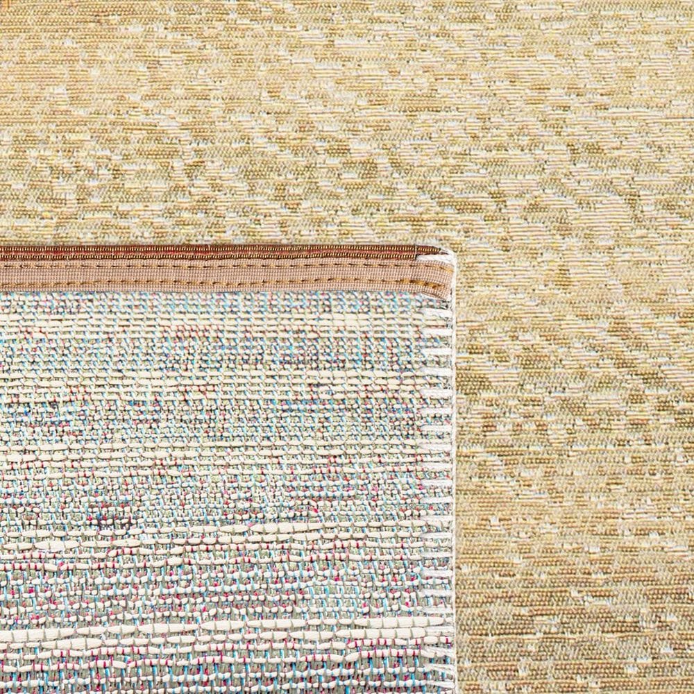 Safavieh Barbados 6&#39;6&quot; x 9&#39;4&quot; Gold and Blue Indoor/Outdoor Area Rug, , large