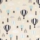 Karastan Prismatic 3"4" x 5" Cream and Blue Kids Area Rug, , large