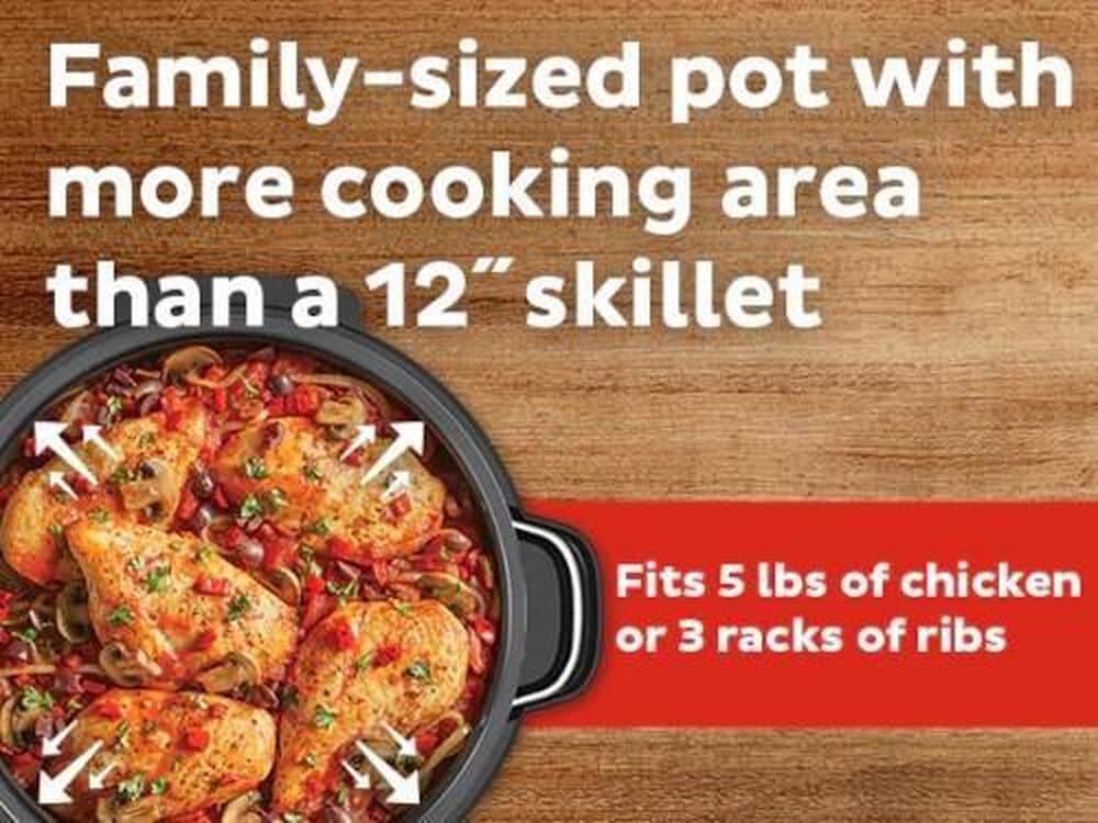 Instant Brands 7.5-Quart Superior Slow and Multifunctional Cooker in Black, , large