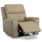 Flexsteel Jarvis Power Recliner with Headrest in Parchment, , large