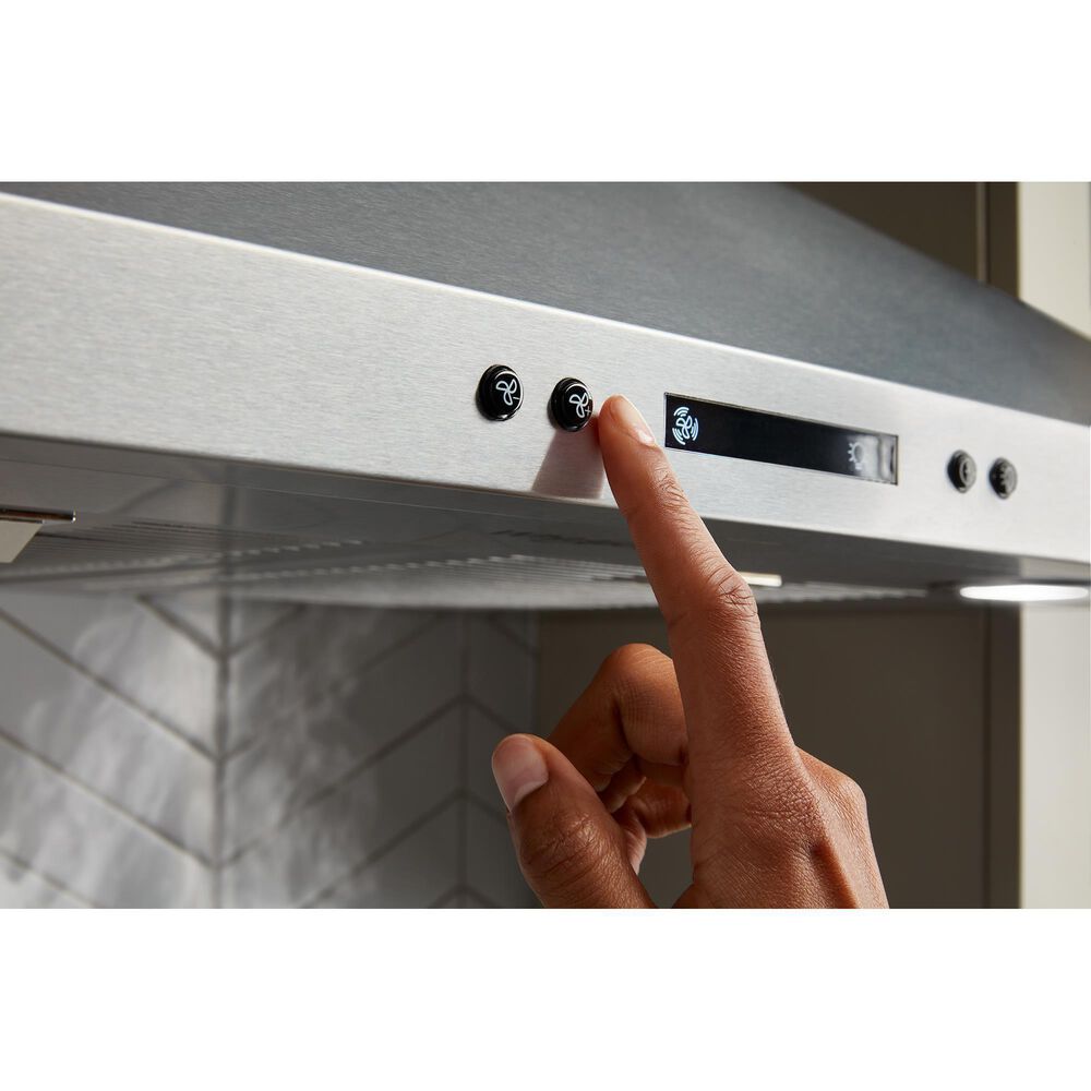 Whirlpool 30&quot; Chimney Wall Mount Range Hood in Stainless Steel, , large