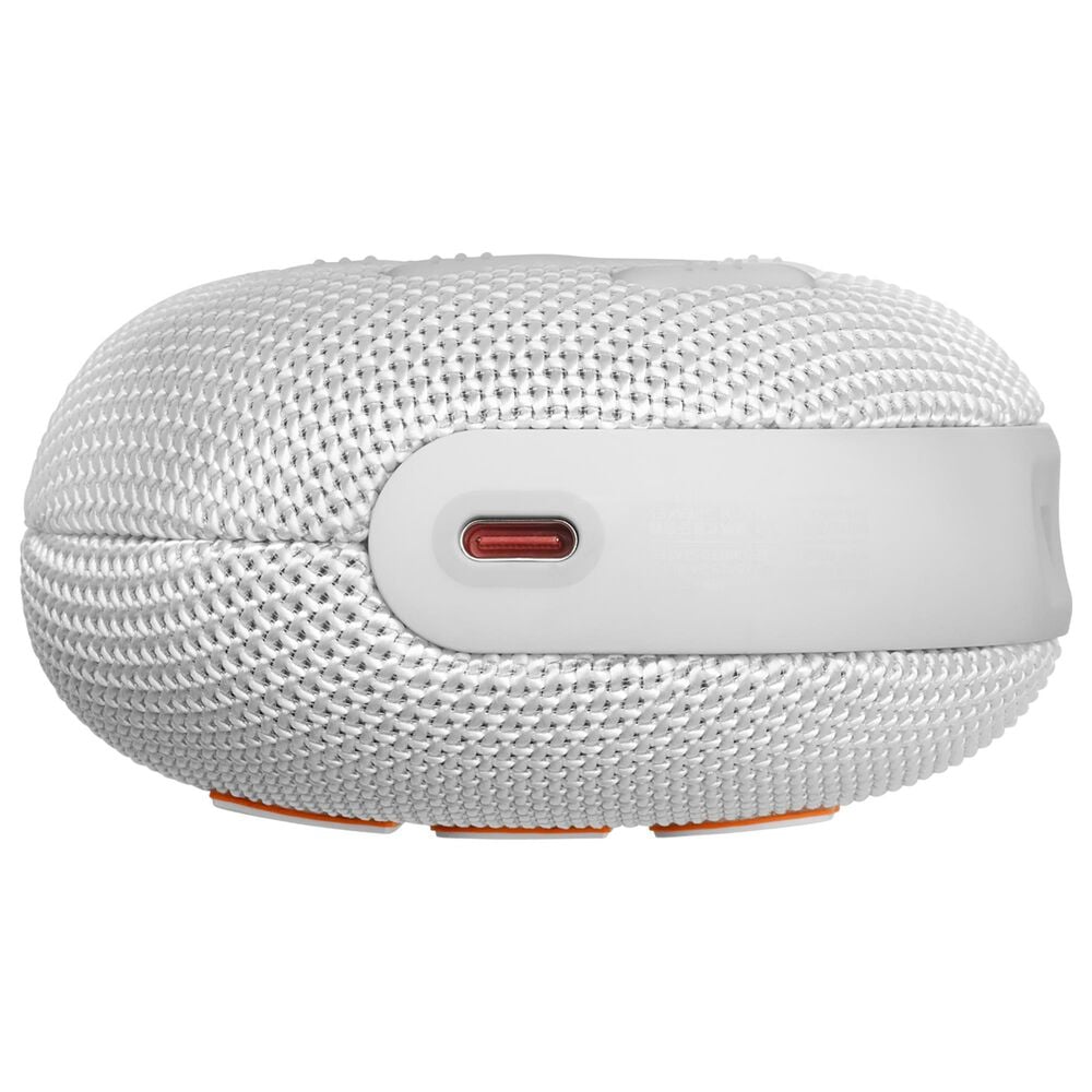 JBL Clip 5 Portable Waterproof Bluetooth Speaker in White, , large