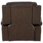 Linon Home Decor Barrett Power Glider Recliner in Rich Brown, , large