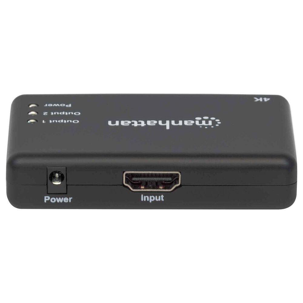 Manhattan 4K 2-Port HDMI Splitter with 4K 30Hz in Black, , large