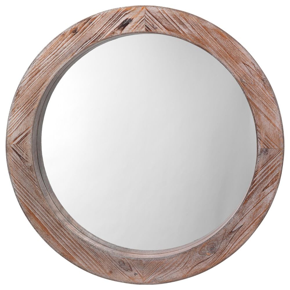 Splendor Living Norfield Wall Mirror in Grey Wash, , large