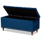Baxton Studio Kaylee Storage Ottoman Bench in Navy Blue, , large