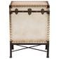 Baxton Studio Laura Lift-Top Trunk End Table in White, , large