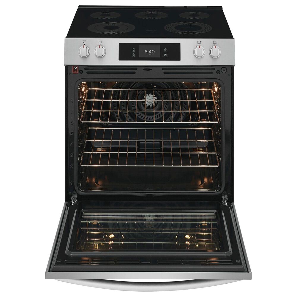 Frigidaire Gallery 30&quot; Freestanding Electric Convection Range with Stone-Baked Pizza in Stainless Steel, , large