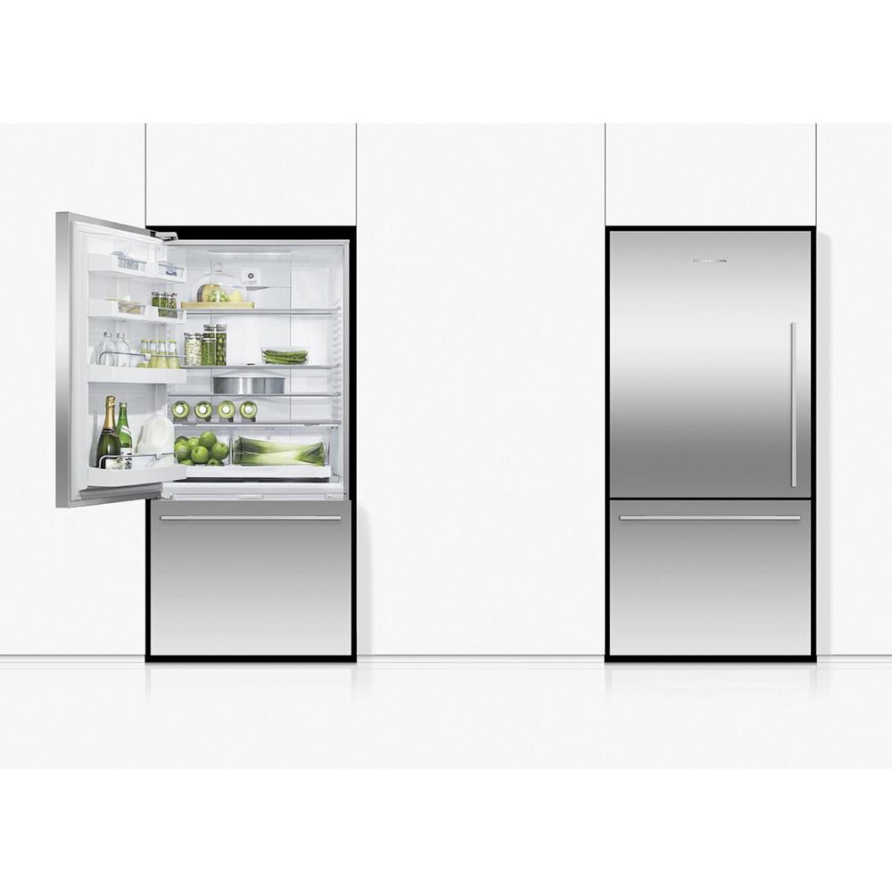 Fisher &amp; Paykel 17 Cu. Ft. Counter Depth Refrigerator with Left Hinge in Stainless Steel, , large