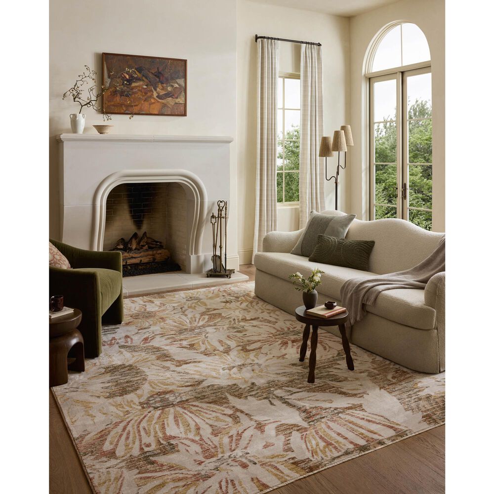Loloi Eileen Natural and Spice 7&#39;10&quot; x 10&#39;2&quot; Area Rug, , large