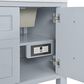 James Martin Vanities Breckenridge 30" Single Bathroom Vanity Cabinet in Serenity Blue, , large