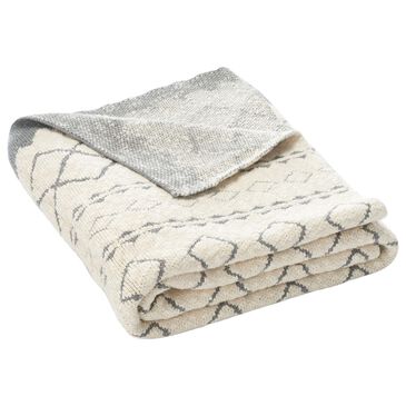 Safavieh Tamar 50" x 60" Throw in Grey and Beige, , large