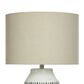 Flair Industries Patterned Table Lamp in White and Gray, , large