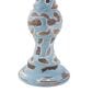 Maple and Jade Candle Holder in Light Blue Distressed and Brown (Set of 3), , large