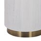 Uttermost Ruse Table Lamp in Whitewashed and Brushed Brass, , large