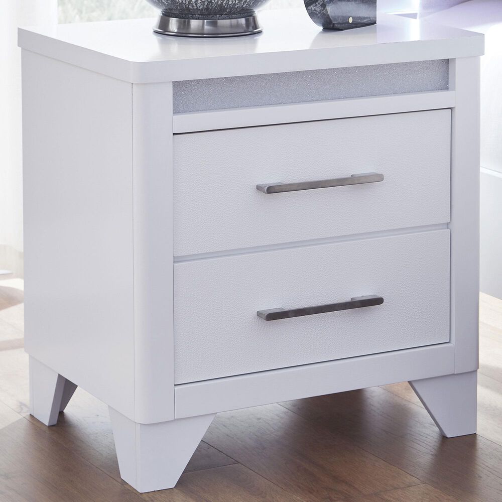 Ashley Jarlee 2-Drawer Nightstand in White, , large
