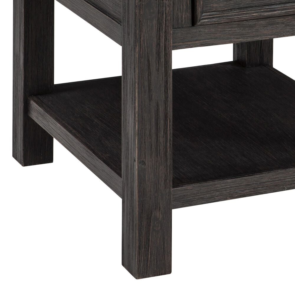 Ashley Tyler Creek Rectangular End Table in Grayish Brown/Black, , large
