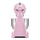 Smeg Retro Full-Col Stand Mix, Pink, , large