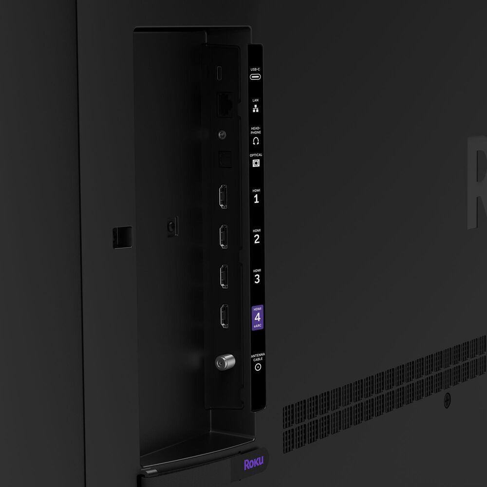 Roku 55" Class Plus Series QLED Mini-LED in Black - Smart TV, , large
