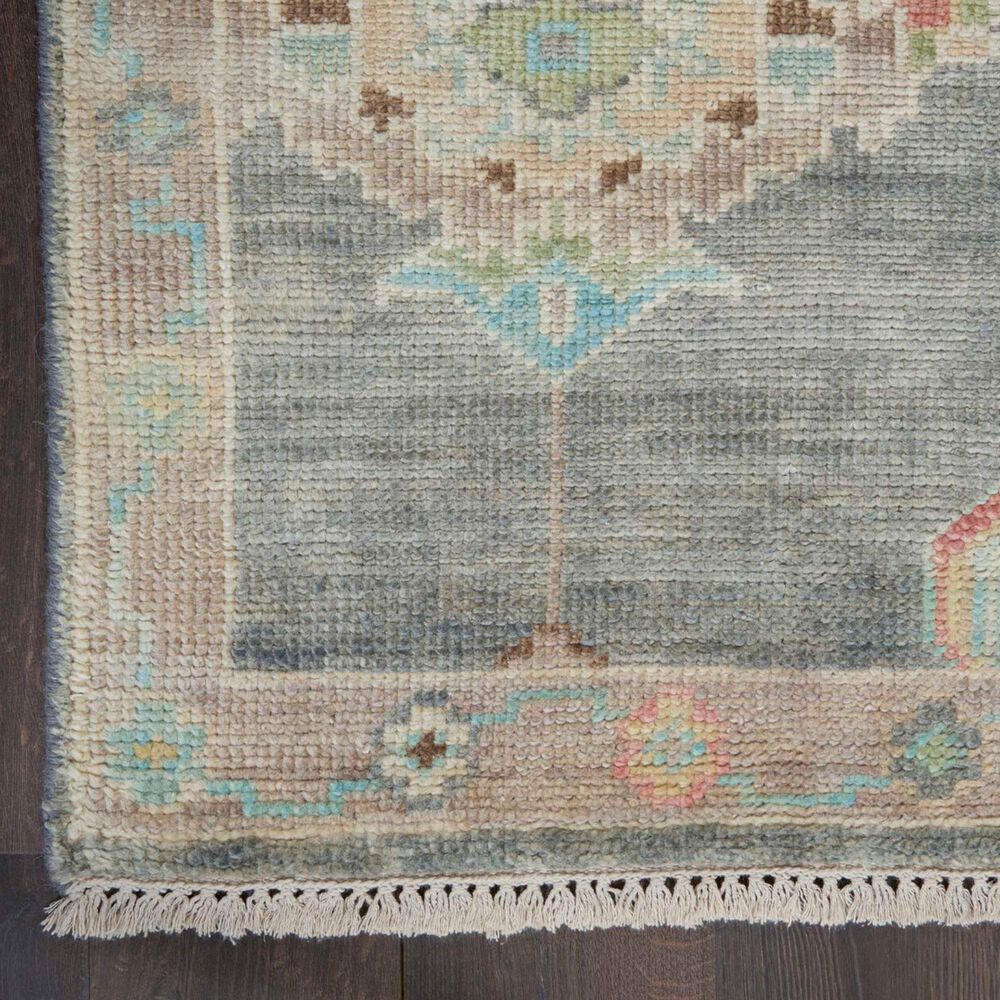 Nourison Odessa Dark Grey and Multicolor 10' x 14' Area Rug, , large