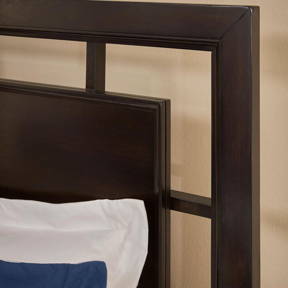 Ashley Covetown Twin Panel Bed in Dark Brown, , large