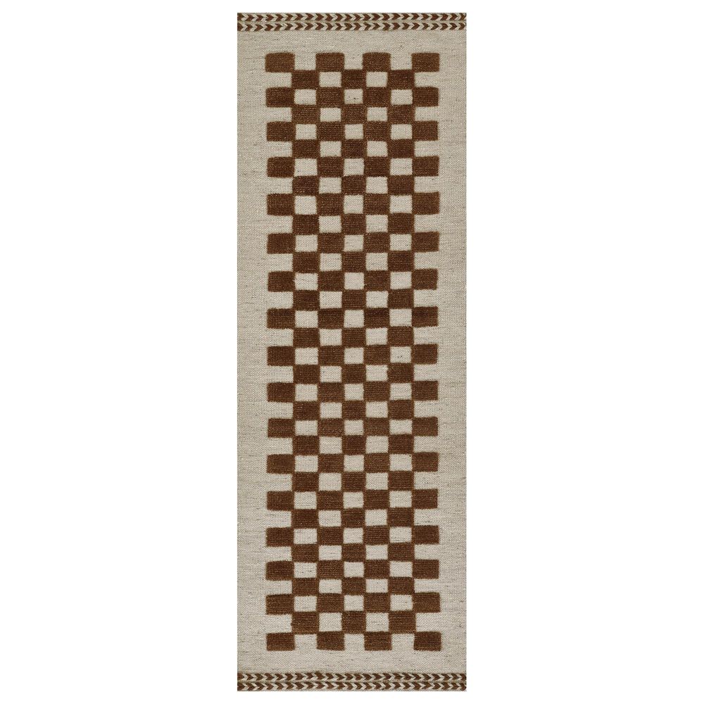 Momeni Willow WLO-1 2"6" x 8" Brown Runner, , large