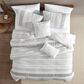 Hallmart Collectibles Skylar 5-Piece King Comforter Set in Ivory and Gray, , large