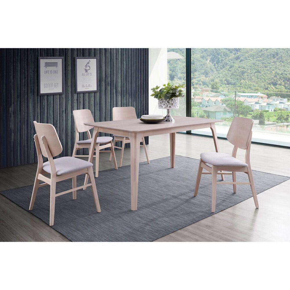 New Heritage Design Oscar Side Chair in White Ash, , large