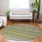 Dalyn Rug Company Burano BU5 8" Round Aloe Indoor/Outdoor Area Rug, , large