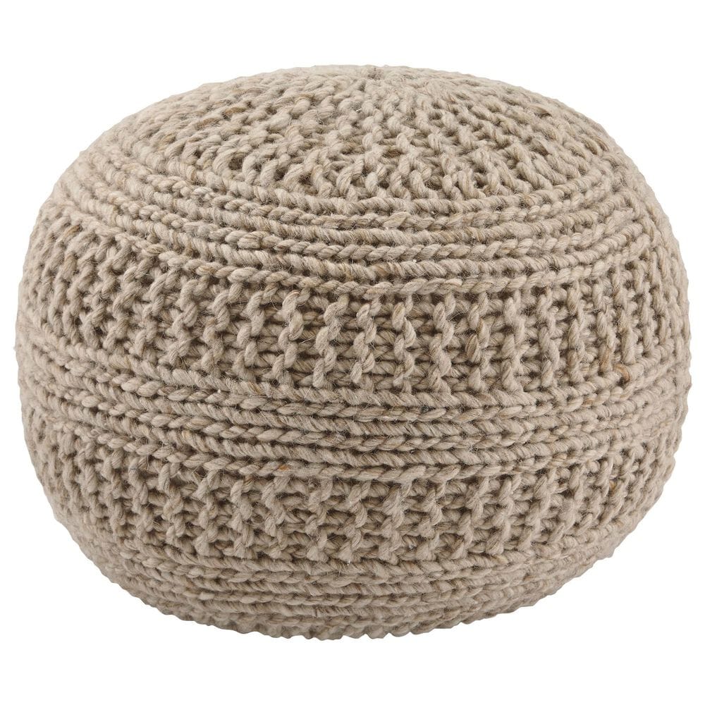 Signature Design by Ashley Benedict Pouf in Natural, , large