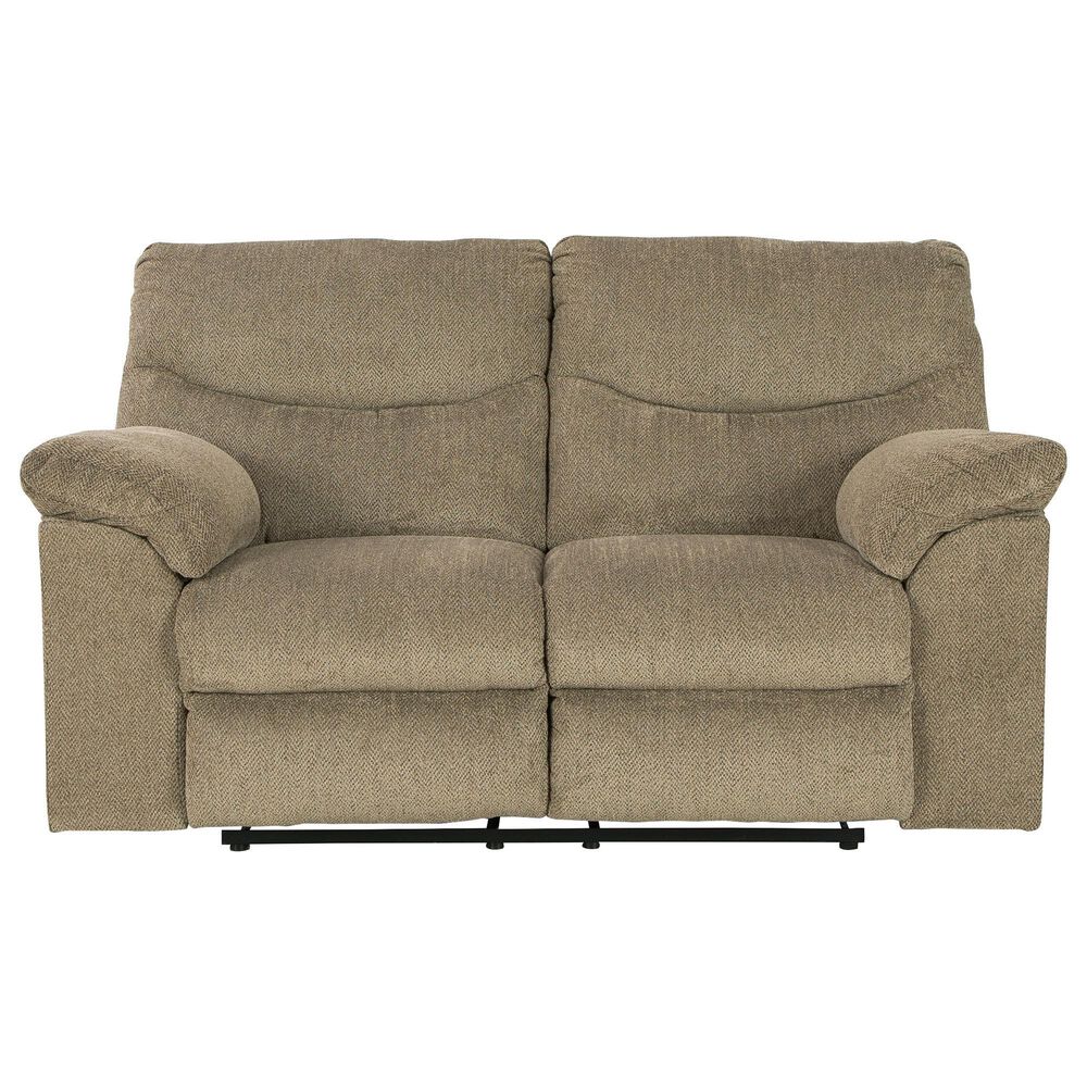 Ashley Alphons Manual Reclining Loveseat in Briar, , large
