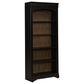 Belle Furnishings Meritage 76" Bunching Bookcase in Aged Charcoal and Caramel, , large