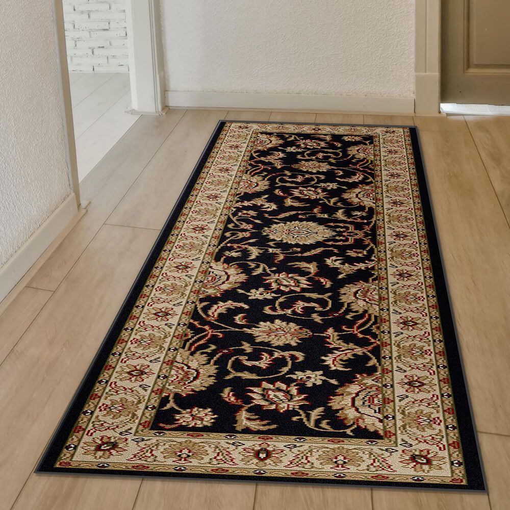 Radici USA Como 1621 Black 2'2" x 7'7" Runner, , large