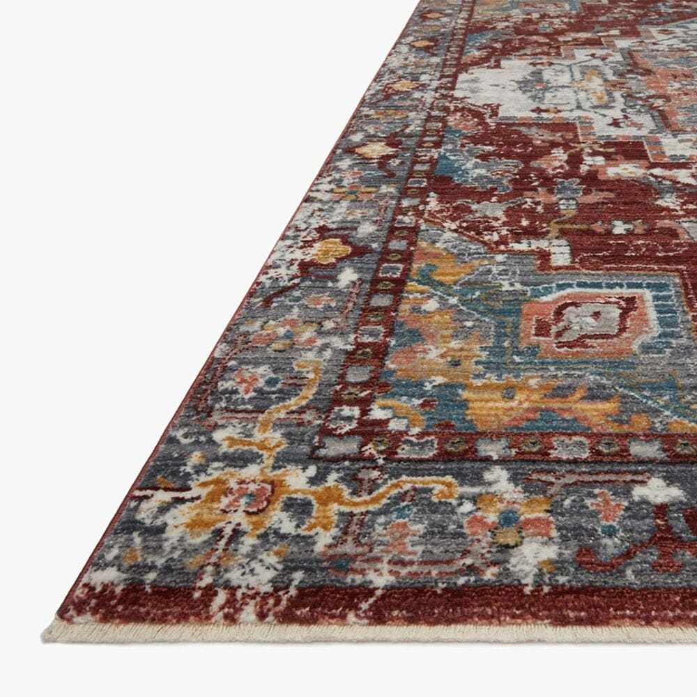 Loloi II Samra SAM-10 2&#39;3&quot; x 3&#39;10&quot; Brick and Grey, , large
