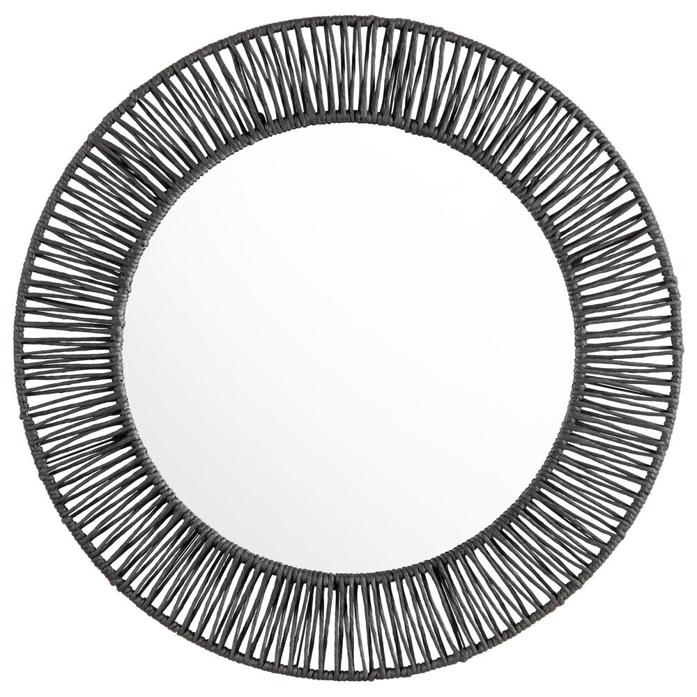 Crestview Collection Onyx Wall Mirror in Black, , large