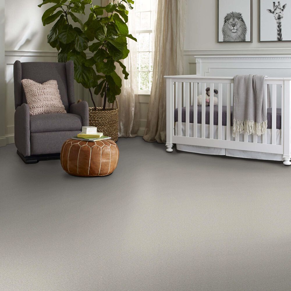 Shaw Tonal Comfort II Carpet in Whitewashed Frame, , large