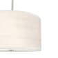 Hunter Solhaven 3-Light Mini Pendant with Bleached Alder Shade in Brushed Nickel, , large