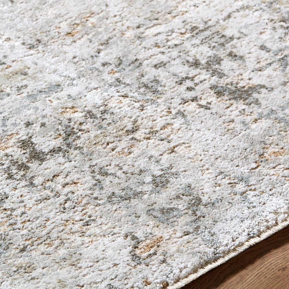 Surya Brunswick Cream, Light Gray, Medium Brown, Light Brown, Charcoal and Mustard 2&#39;7&quot; x 7&#39;3&quot; Runner, , large