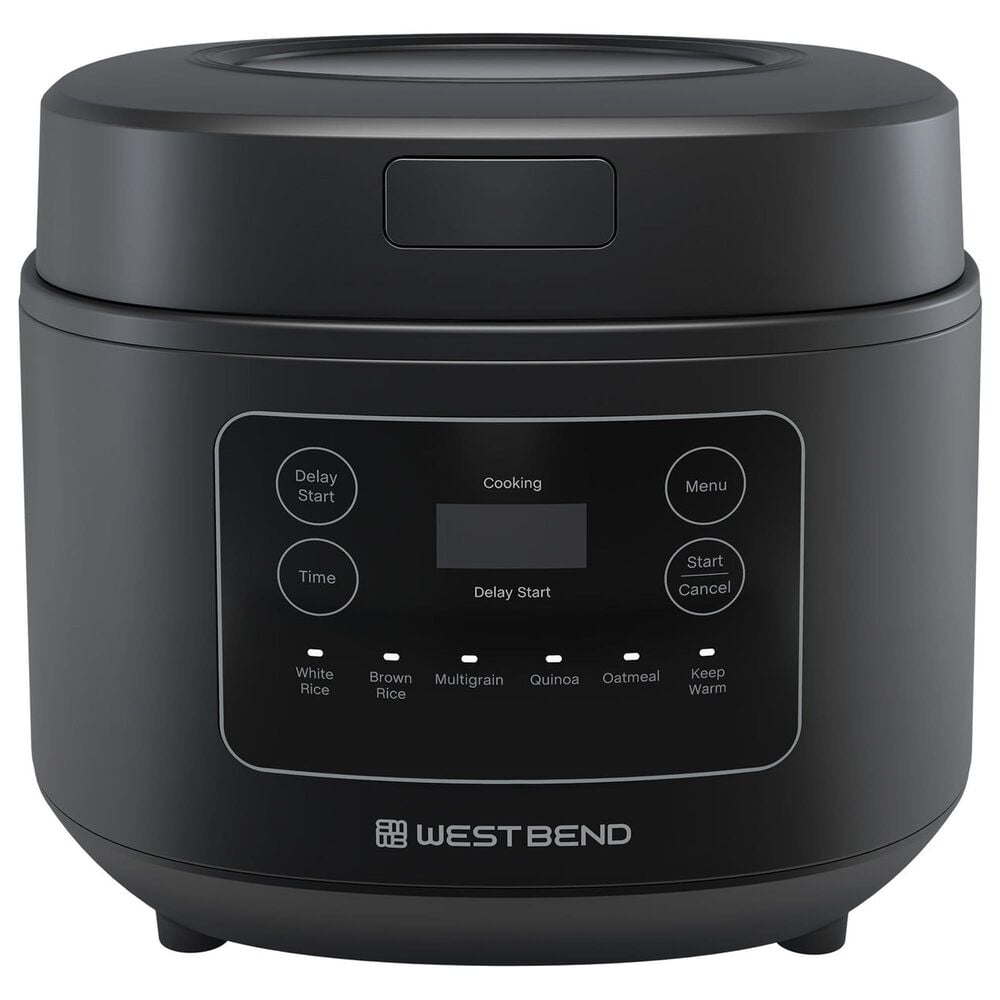 West Bend 12-Cup Multi-Function Rice Cooker in Black, , large