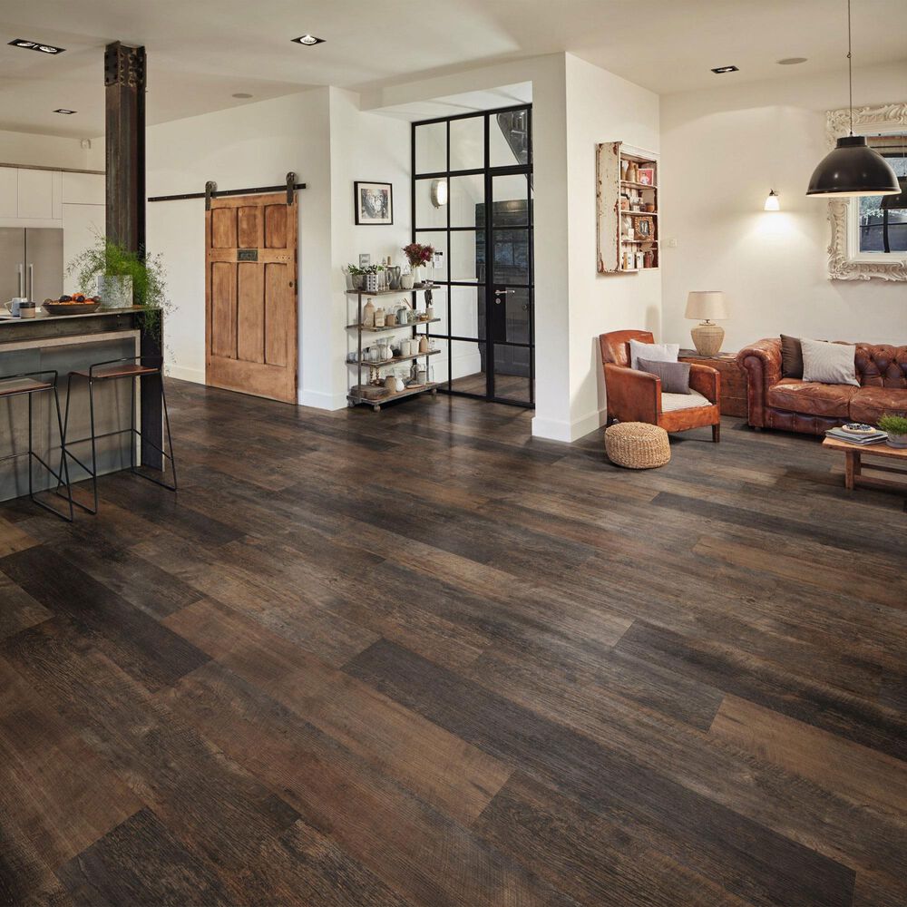 Karndean Korlok Select Salvaged Barnwood 9&quot; x 56&quot; Vinyl Plank, , large
