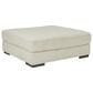 Ashley Lindyn Oversized Accent Ottoman in Ivory, , large