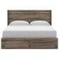 Ashley Elbrim King Storage Bed in Weathered Brown, , large