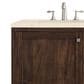 James Martin Vanities Addison 60" Double Bathroom Vanity in Mid Century Acacia with 3 cm Eternal Marfil Quartz Top and Rectangular Sinks, , large